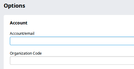 Extension options
